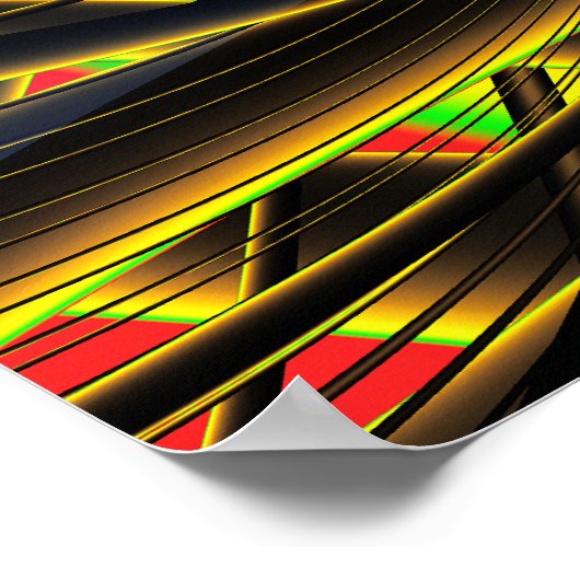 'Strand Wave' Poster (Hoek)