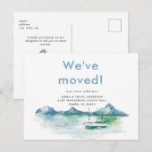 Strand We hebben Briefkaart verplaatst (Voorkant / Achterkant)