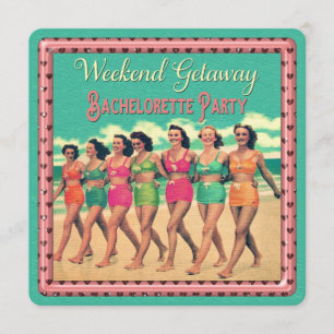 strand Weekend Getaway Bachelorette Party Kaart