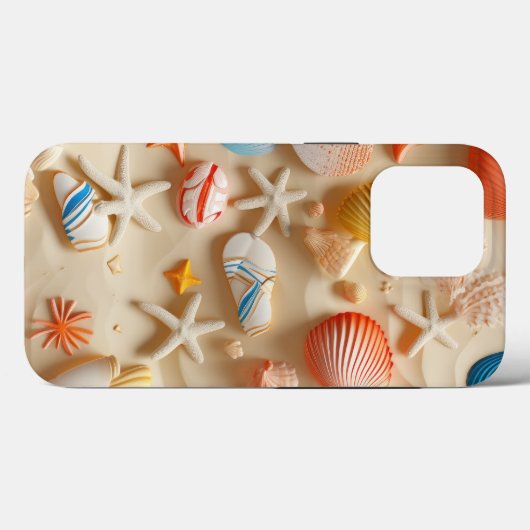 Strand Wonders Zee Shell Zand Zeesterren Oceaan Case-Mate iPhone Case (Achterkant (horizontaal))