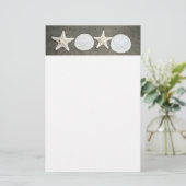 Strand X's en O's Briefpapier (Staand voorkant)