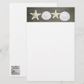 Strand X's en O's Briefpapier (Voorkant / Achterkant)