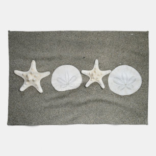 Strand X's en O's Foto Keukenhanddoek