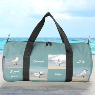 Strand Yoga Zeevogels Terns Fotografisch Aqua Blau Plunjezak