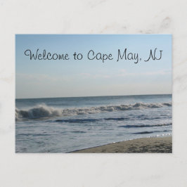  Strand & Zand Cape May, NJ Briefkaart