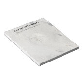Strand Zand Dollar Achtergrond Blank Notitieblok (Schuin)
