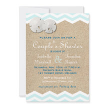 Strand Zand Dollars Couple's Douche Invite