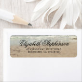 Strand Zand en Golven Bruiloft Etiket (Insitu)