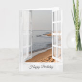 strand zand en waterdag kaart (Voorkant)