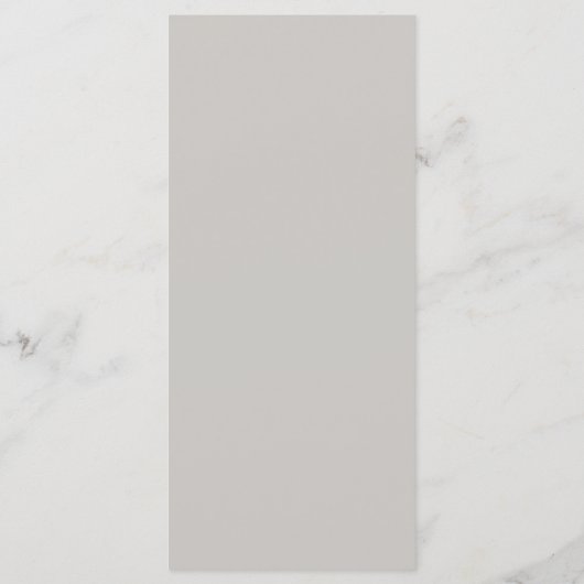 Strand Zand Hart Bruiloft Receptie Menu (Achterkant)