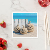 Strand Zand Jack o' Lanterns  Servet (Insitu)