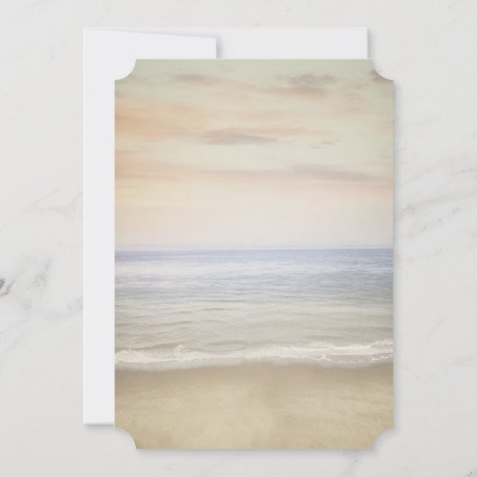 Strand Zand Lucht RSVP Kaart (Achterkant)