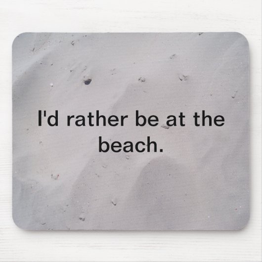 strand zand muismat (Voorkant)