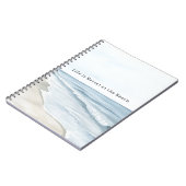 Strand Zand Oceaan Notitieboek (Linkerzijde)