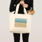 Strand Zand Oceaan Scène op Canvas Tassen (Voorkant (product))