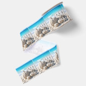 Strand Zand Pompoenen en Zeester Grosgrain Lint (Achterkant)