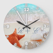 Strand,Zand,Schelpen Grote Klok (Voorkant)