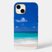 Strand Zand Surf Oceaan Zee Nautilius Case-Mate iPhone Case (Achterkant)