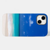 Strand Zand Surf Oceaan Zee Nautilius Case-Mate iPhone Case (Achterkant (horizontaal))