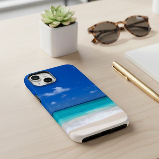 Strand Zand Surf Oceaan Zee Nautilius Case-Mate iPhone Case