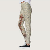 Strand Zand Water en Zeewier Fotografisch Leggings (Links)