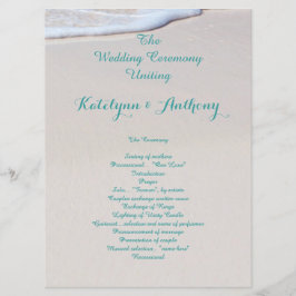 Strand Zand Wedding Ceremony Programma's