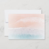 Strand Zand Zee Natuur Seaside Custom Sjabloon (Achterkant)