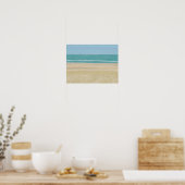 Strand Zand Zee Scene op Posters (Keuken)