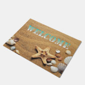 Strand,Zand, Zeester, Schelp  ,Welkom Deurmat (Schuin)