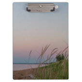 Strand Zandduinen Maan Rise Dusk Klembord (Voorkant)