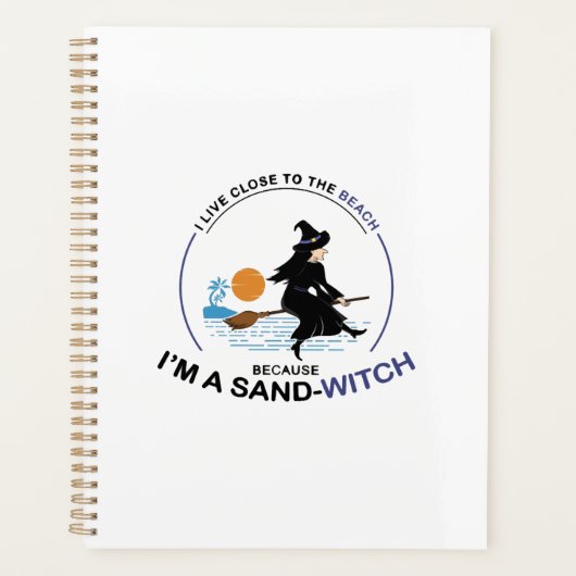 Strand Zandheks voor Halloween Feest Planner (Voorkant)
