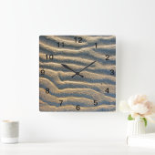 Strand Zandstrand Beige Wandklok (Huis)