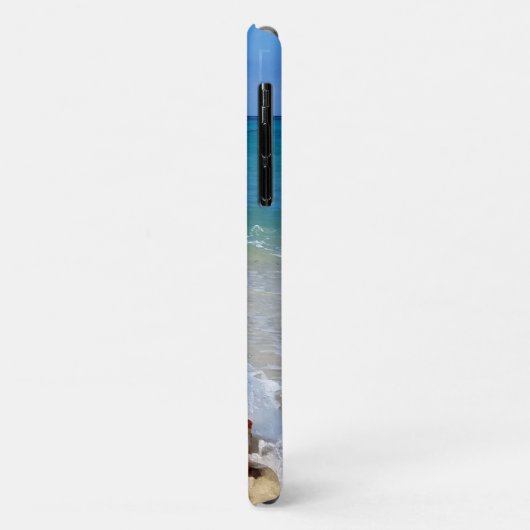 Strand Zee Golven Over Seashells Fotografie Case-Mate iPhone Case (Achterkant/links)