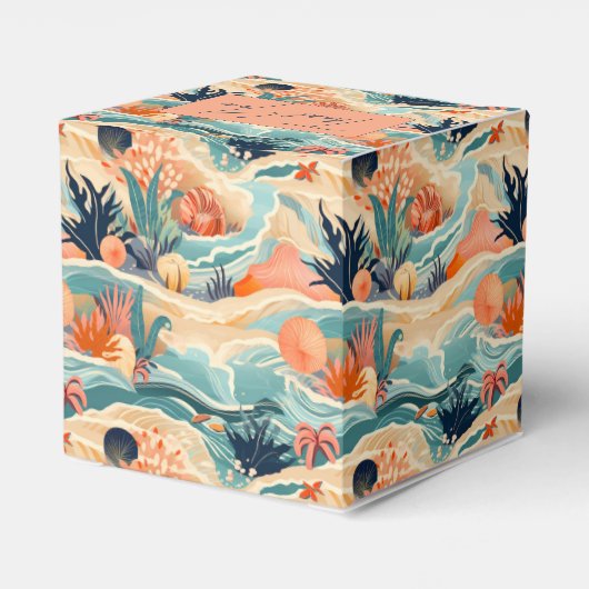 Strand Zee leven Bedankdoosjes (Achterkant)