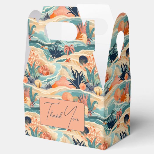 Strand Zee leven Bedankdoosjes (Geopend)