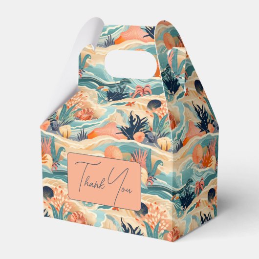 Strand Zee leven Bedankdoosjes (Voorkant Zijde)