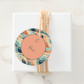 Strand Zee leven Bedankjes Labels (In situ)