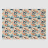 Strand Zee leven Tissuepapier (Voorkant)