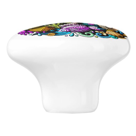 Strand Zee Life 1 Lade Knobs Keramische Knop (Zijkant)