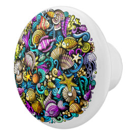 Strand Zee Life 1 Lade Knobs Keramische Knop