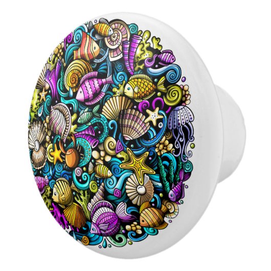 Strand Zee Life 1 Lade Knobs Keramische Knop (Rechts)