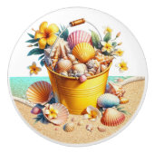 Strand Zee Shell Ladeknoppen - SRF Keramische Knop (Voorkant)