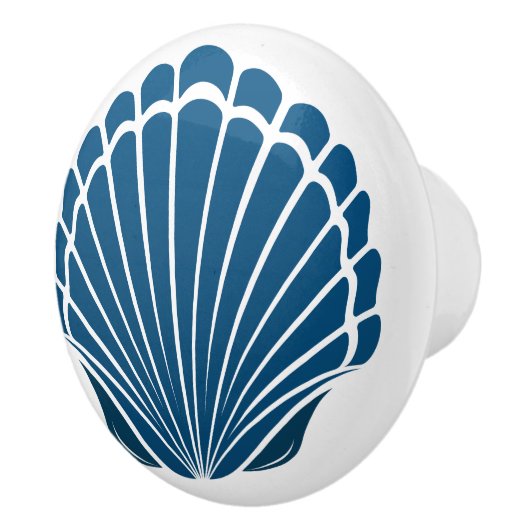 Strand Zee Shell Ladeknoppen - SRF Keramische Knop (Rechts)