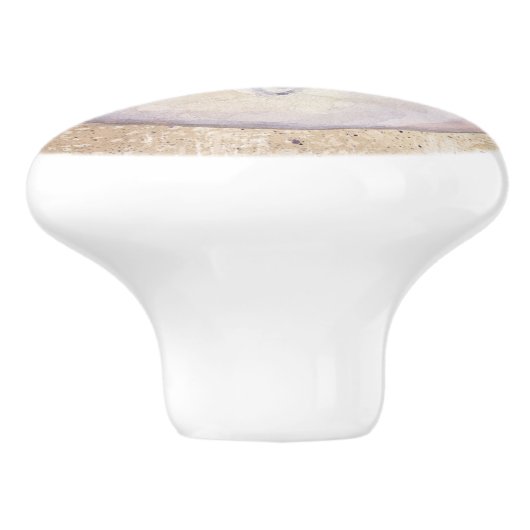 Strand Zee Shell Ladeknoppen - SRF Keramische Knop (Zijkant)