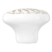 Strand Zee Shell Ladeknoppen - SRF Keramische Knop (Zijkant)