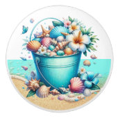 Strand Zee Shell Ladeknoppen - SRF Keramische Knop (Voorkant)