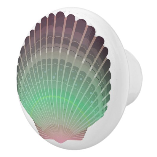 Strand Zee Shell Ladeknoppen - SRF Keramische Knop (Rechts)