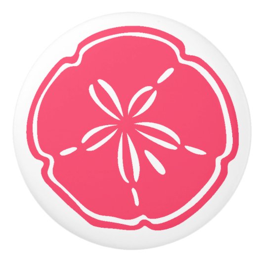 Strand Zee Shell Ladeknoppen - SRF Keramische Knop (Voorkant)