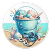 Strand Zee Shell Ladeknoppen - SRF Keramische Knop (Voorkant)