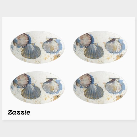 Strand Zee Shell Stickers (Vel)